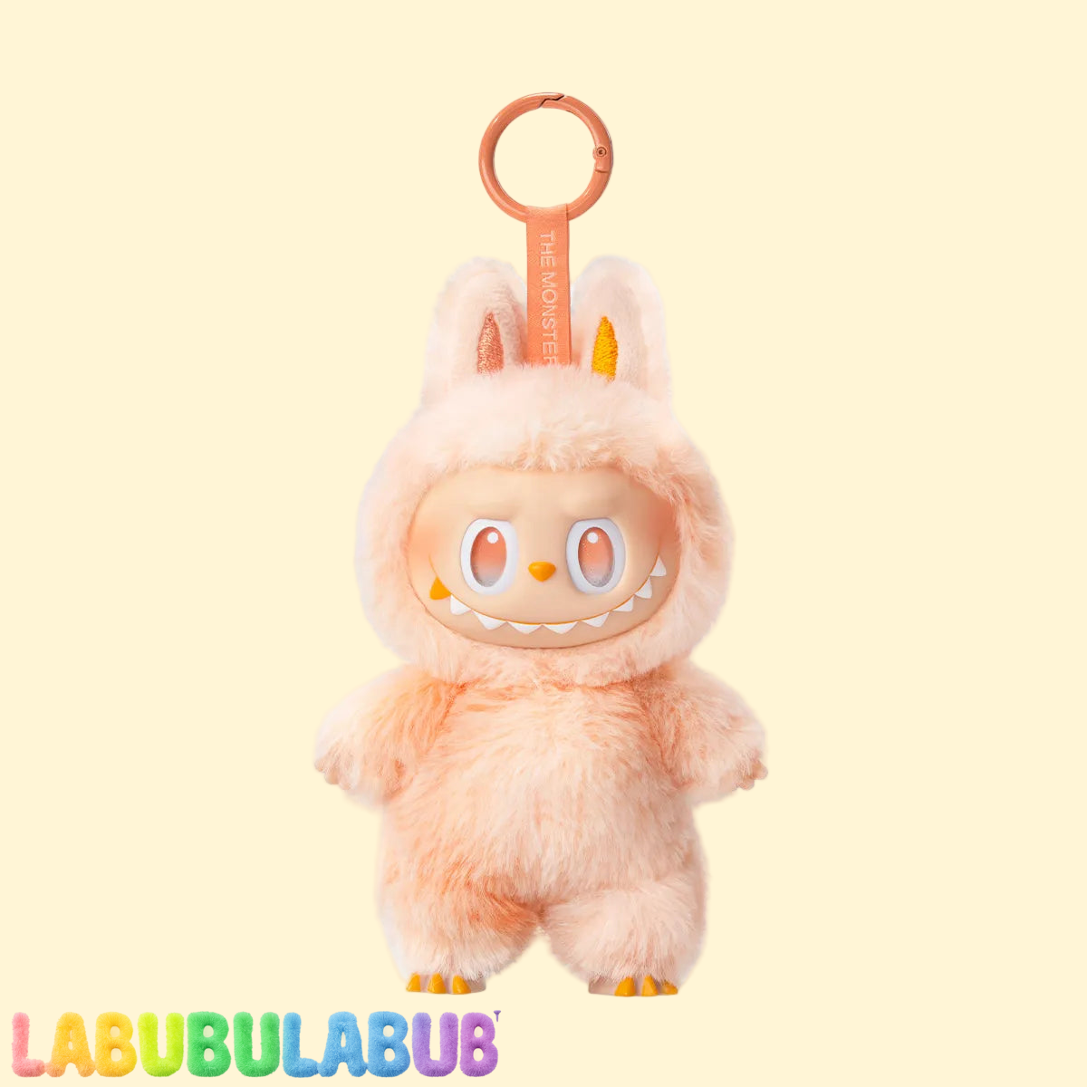 Ciondolo in peluche in vinile della serie Monster Energy, colore: Pesca gialla