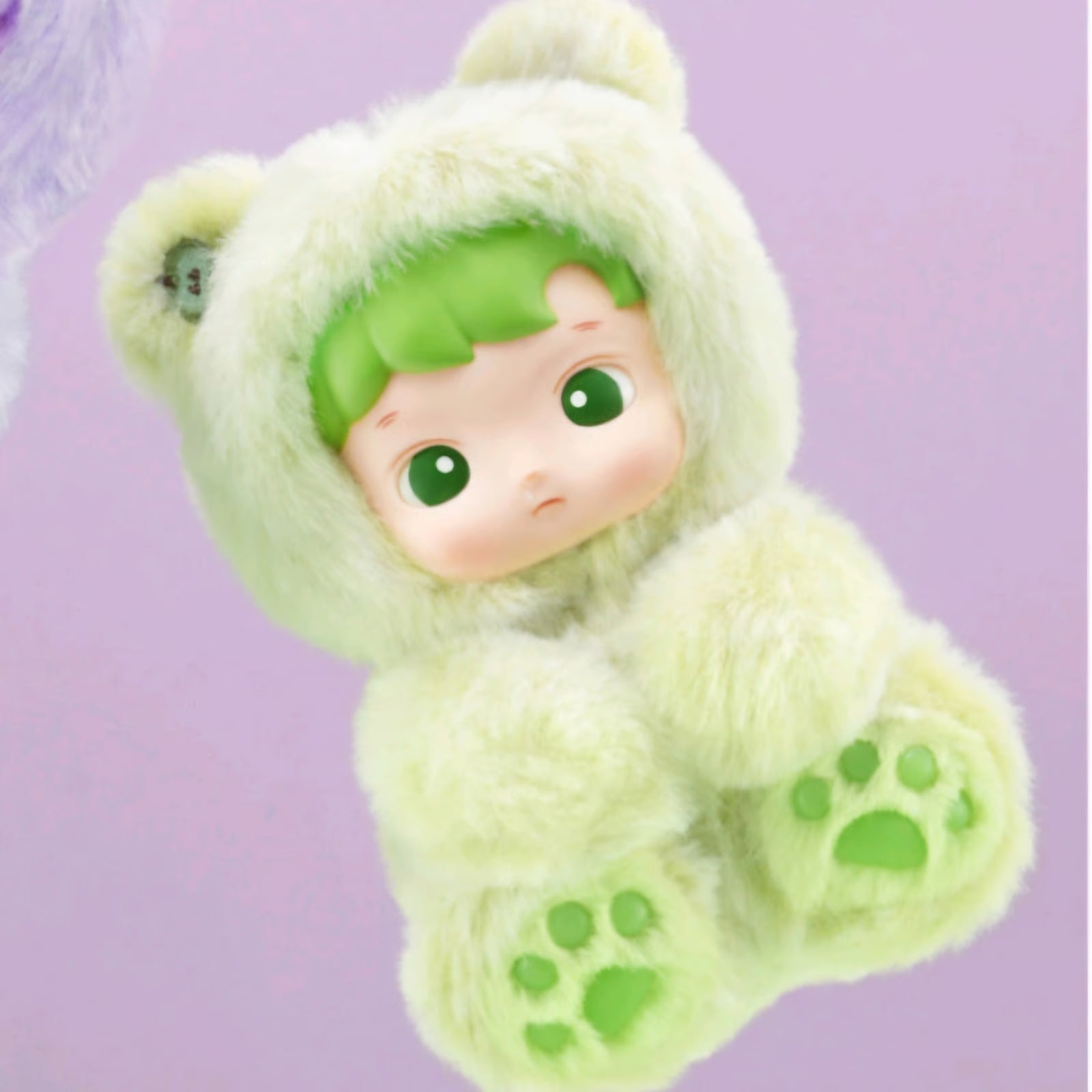 Zesty Green Apple Glow – Peluche da collezione a forma di orsetto gommoso