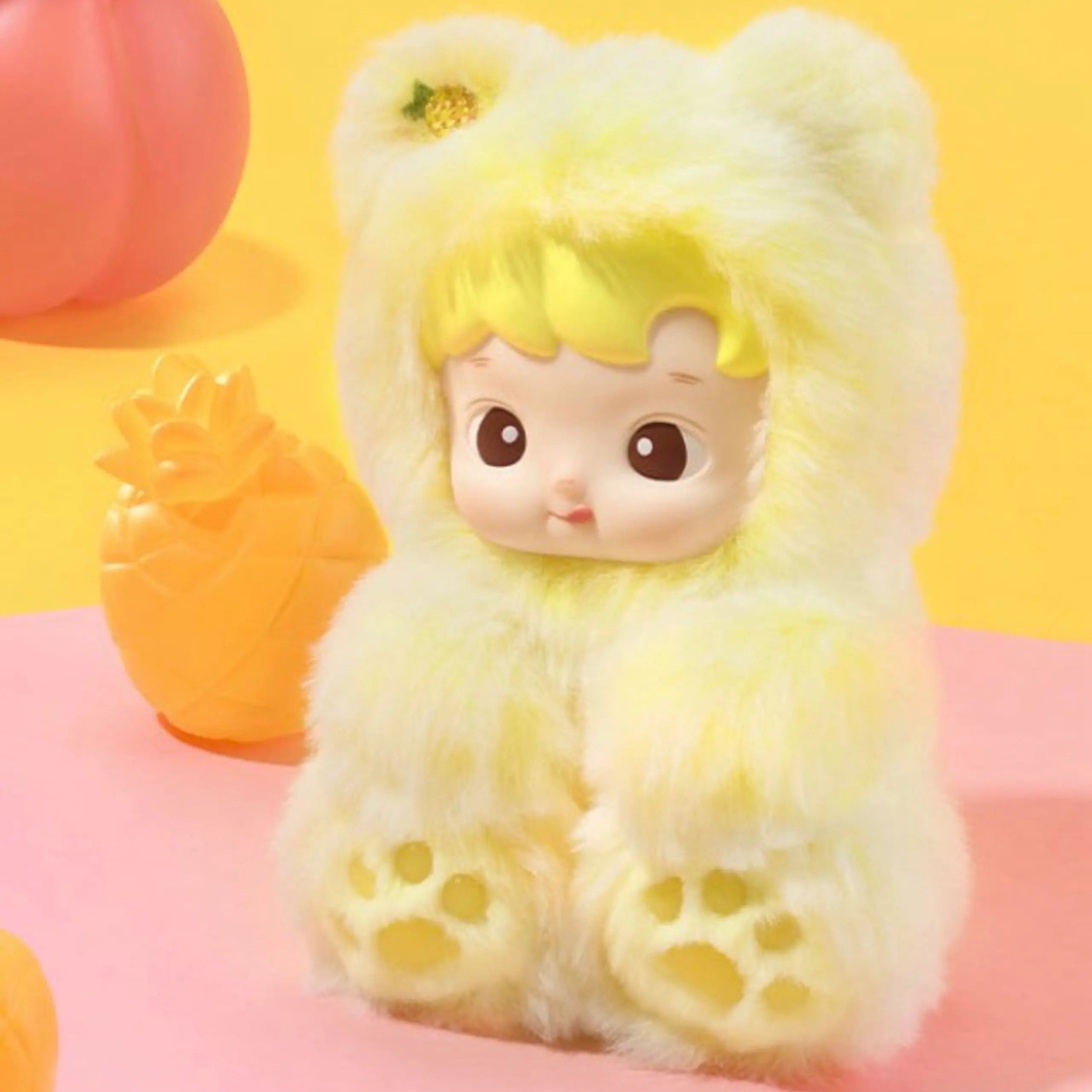 Sunny Pineapple Pop – Peluche da collezione a forma di orsetto gommoso