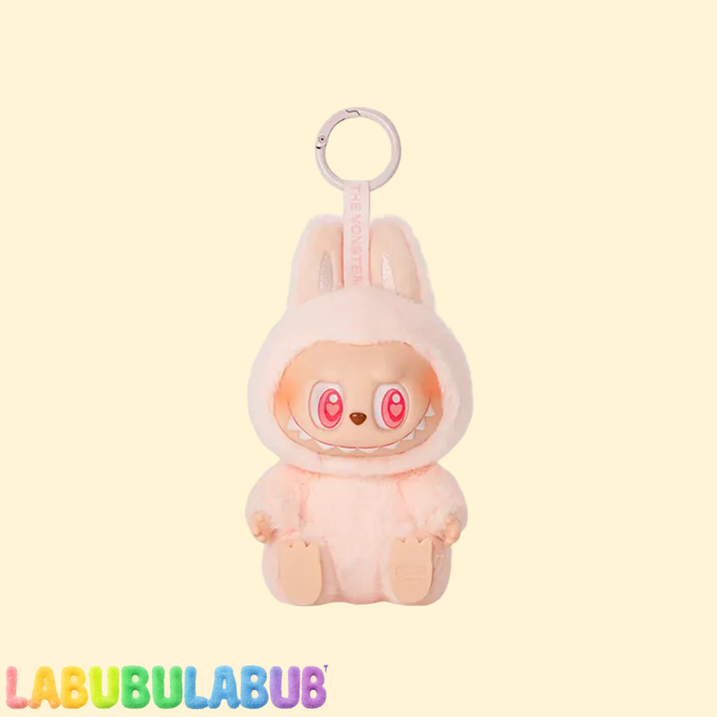 I mostri "Hanno un posto a sedere" - Dada (portachiavi di peluche a forma di coniglietto rosa)